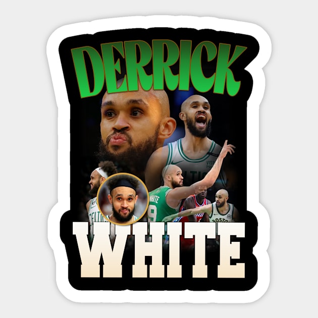 Derrick White #9 Boston Sticker by dsuss